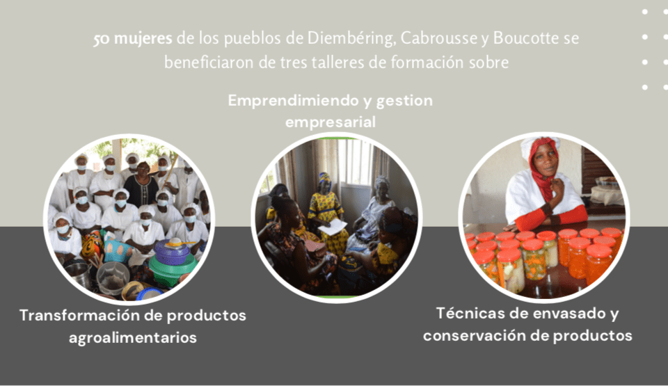 Proyecto Empoderamiento de las mujeres rurales en Diambering