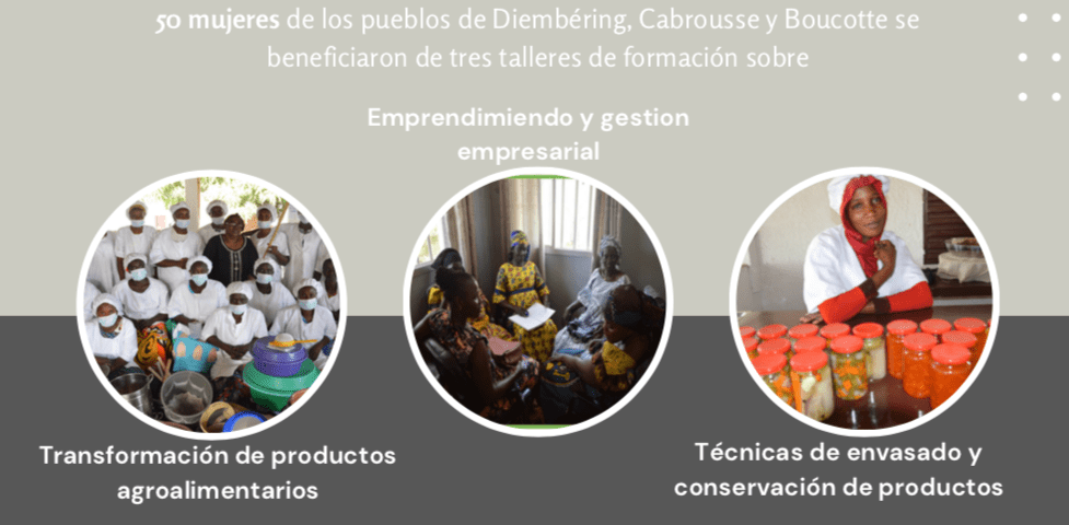 Proyecto Empoderamiento de las mujeres rurales en Diambering