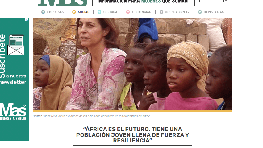Beatriz López Cela, GINECÓLOGA Y COORDINADORA DEL PROYECTO DE EDUCACIÓN PARA LA SALUD SEXUAL Y REPRODUCTIVA DE LA FUNDACIÓN XALEY EN SENEGAL